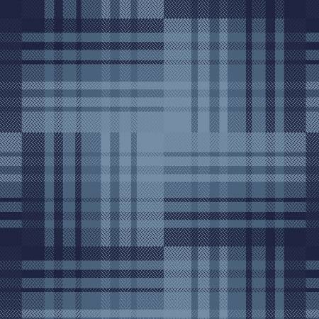 Idee Ago & Filo | Tessuto Flanella Quadri Blu