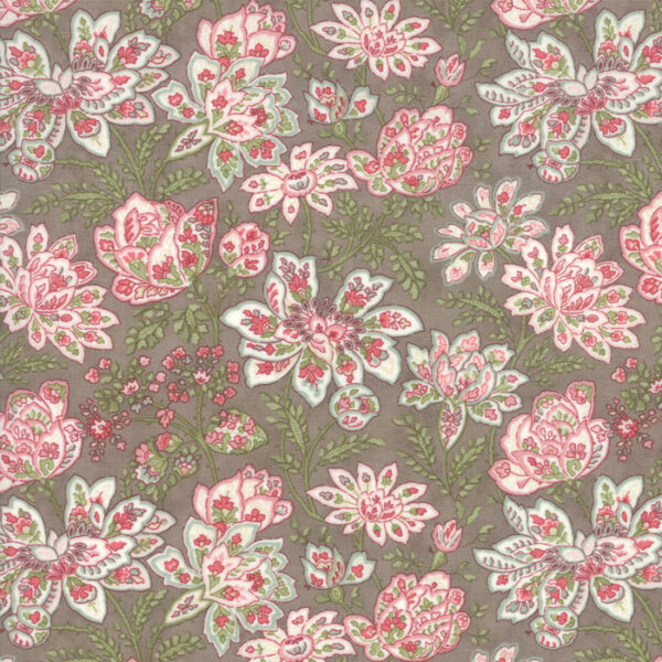 Tessuto Rue 1800 Cobblestone Madeline Fango 3Sister Moda Fabrics