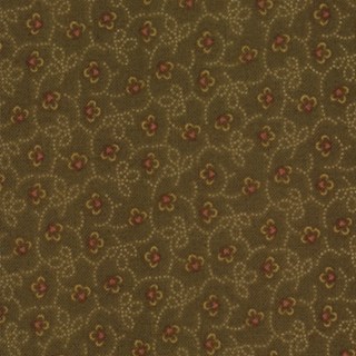 Tessuto Petals and Vines Kansan Trouble Moda Fabrics