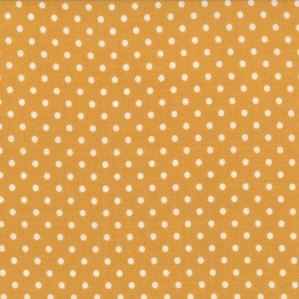 Tessuto Flats Pois Giallo oro Moda Fabrics