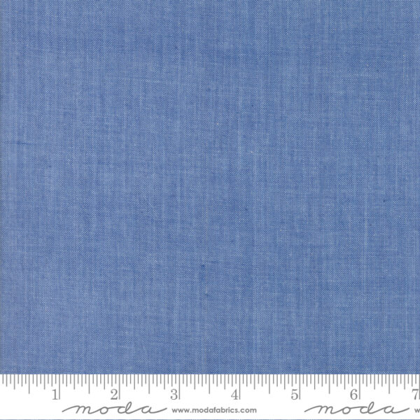 Idee Ago & Filo | Tessuto Moda Chambray Medium Blue