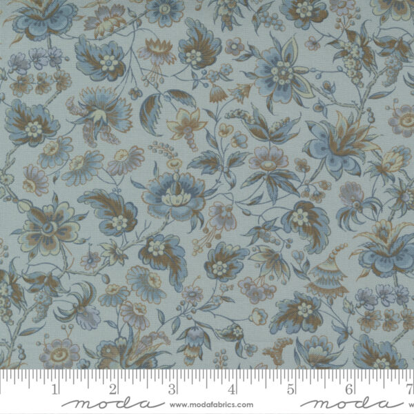 Tessuto Regency Somerset Parma Grey  Moda Fabrics