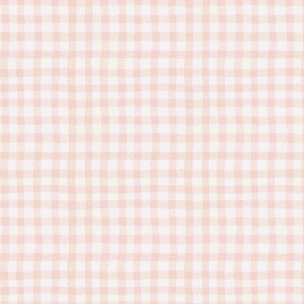 Idee Ago & Filo | Tessuto quadri rosa/bianco