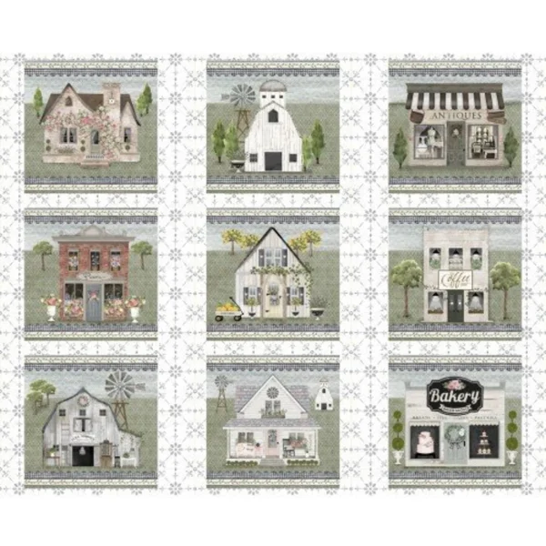 Idee Ago & Filo | Pannello White Cottage Village