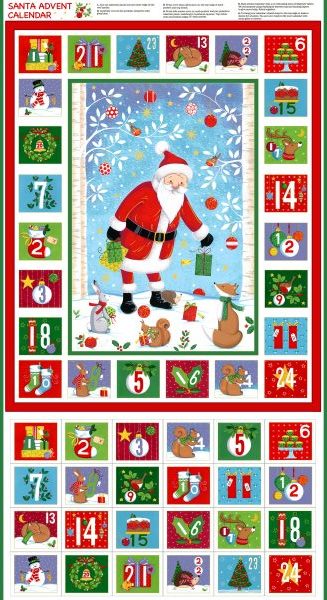 Idee Ago & Filo | Advent Panel Merry Santa
