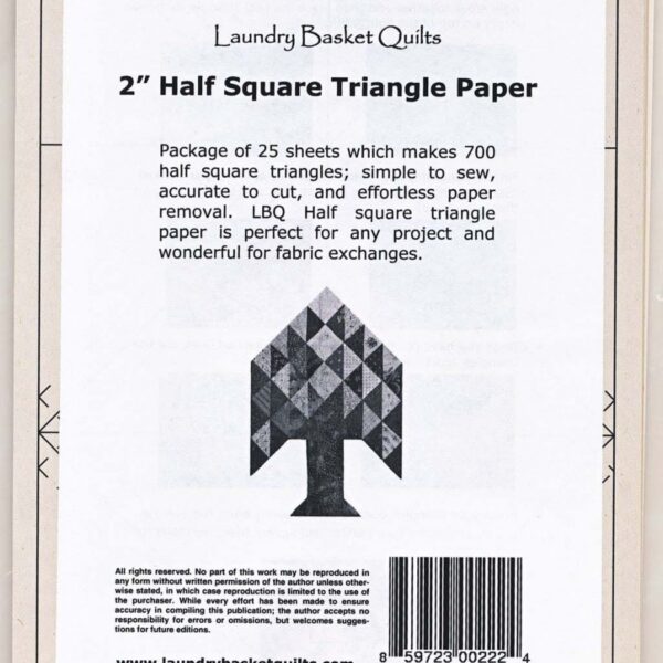 Idee Ago & Filo | Half Square Triangle Paper