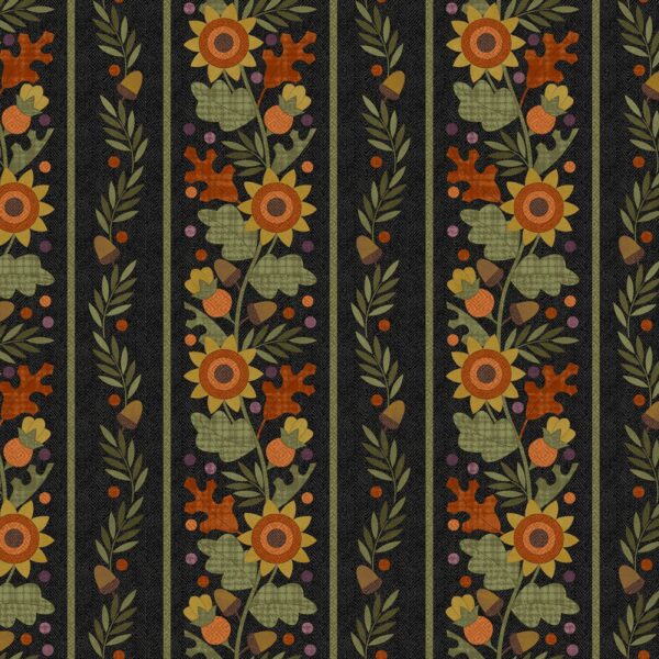 Idee Ago & Filo | Tessuto Autumn Harvest border