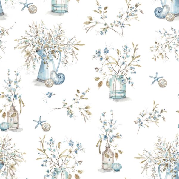 Idee Ago e Filo | Tessuto Blue Escape Coastal Main