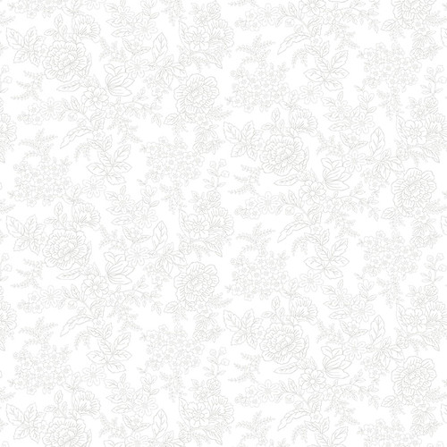 Idee Ago e Filo | Tessuto Tranquility White Bianco