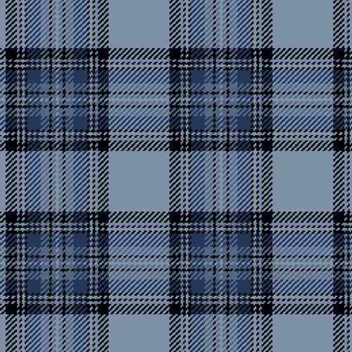 Tessuto Flanella Primo Plaids Blue