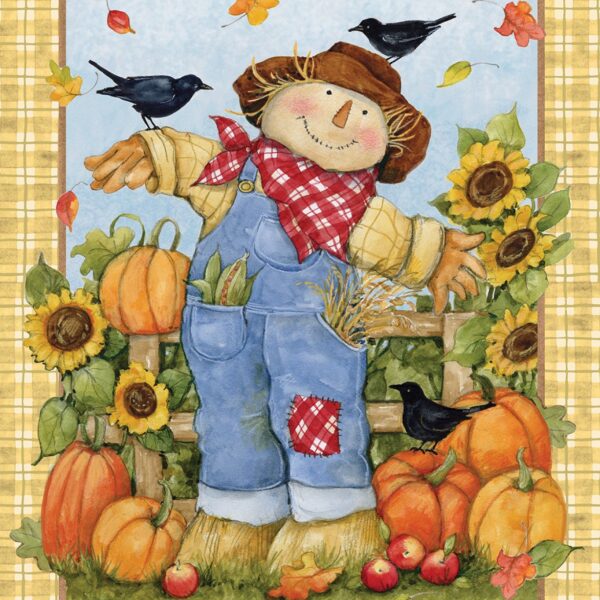 Pannello Scarecrow Spaventapasseri di Susan Winget