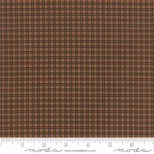 Tessuto Lancaster Plaid Rust Jo Morton Moda Fabrics