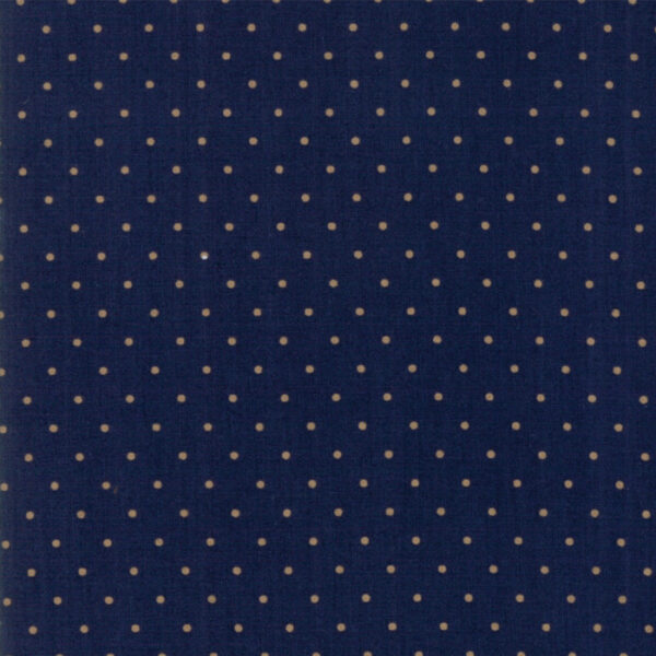 Tessuto Hickory Road Dots Indigo Jo Morton Moda Fabrics