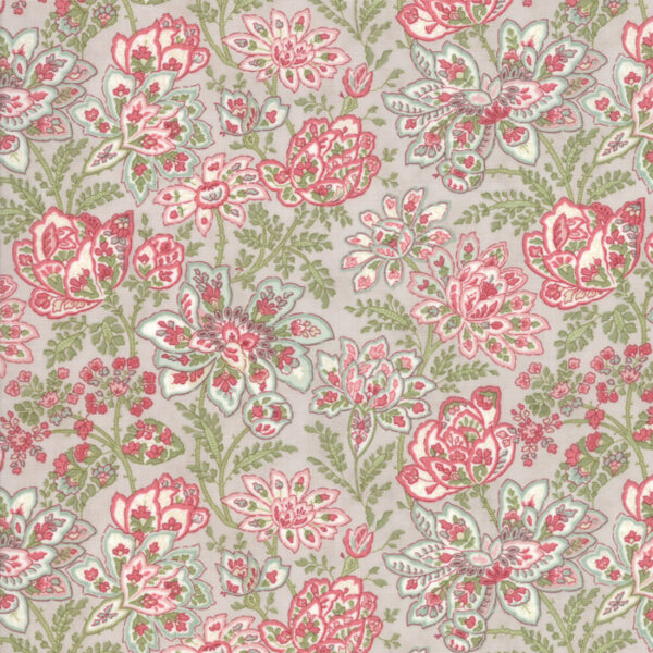 Tessuto Rue 1800 Madeline Grigio 3Sister Moda Fabric