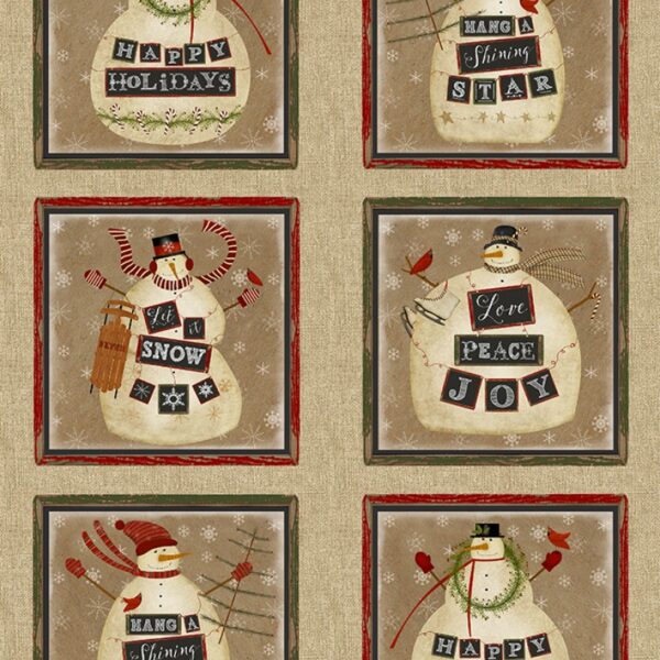 Pannello Jingle All The Way Snowman