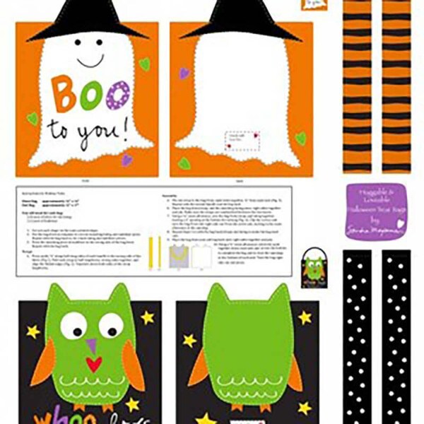 Pannello Halloween per borsettine Huggable&Lovable bag