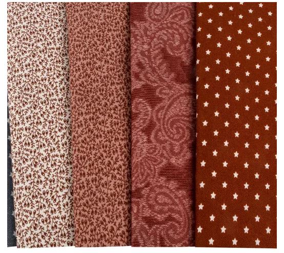Collezione Home n. 4 Fat quarter ruggine Marcus Fabrics