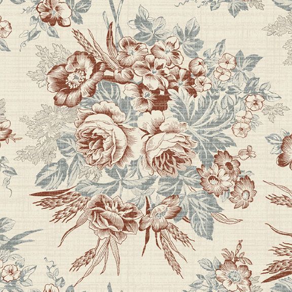 Tessuto Home di Timeworn Toolbox Designs Marcus Fabrics Family Cream