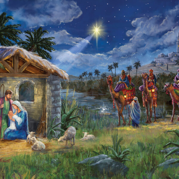 Pannello Natività Christmas Wishes Riley Blake Designs