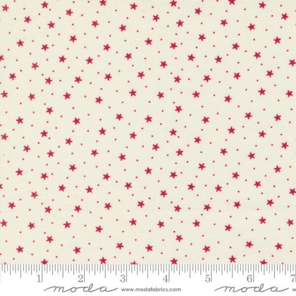 Tessuto Dear Santa Snow - Primitive Gatherings Moda Fabrics