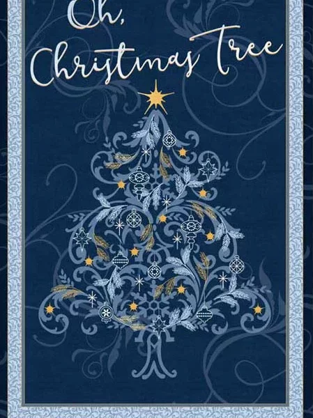 Pannello Christmas Shimmer blu