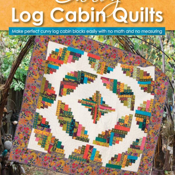 Libro Curvy Log Cabin Quilts by Jean Ann Wright