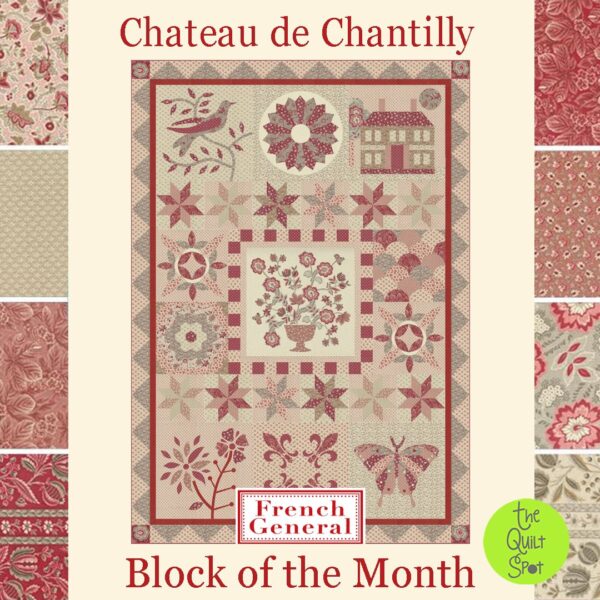 Cartamodello Chateau di Chantilly Sampler French General