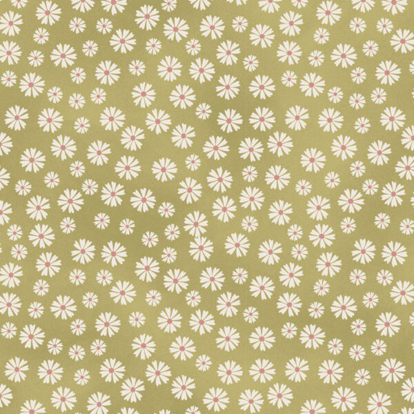 Tessuto Blume & Grow Daisy verde Natalie Bird