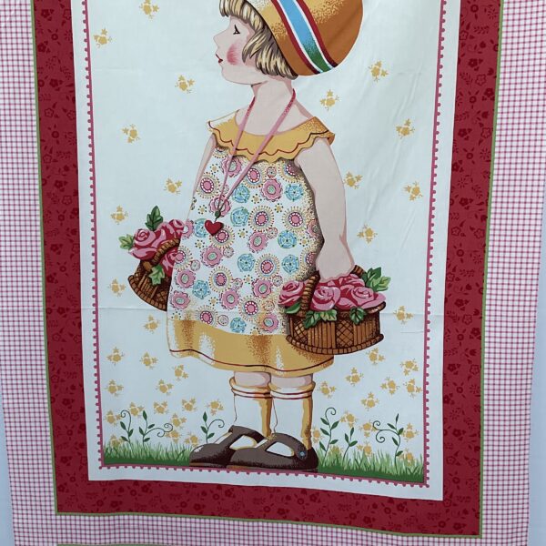 Pannello Basket of Flowers Mary Engelbreit Moda Fabrics