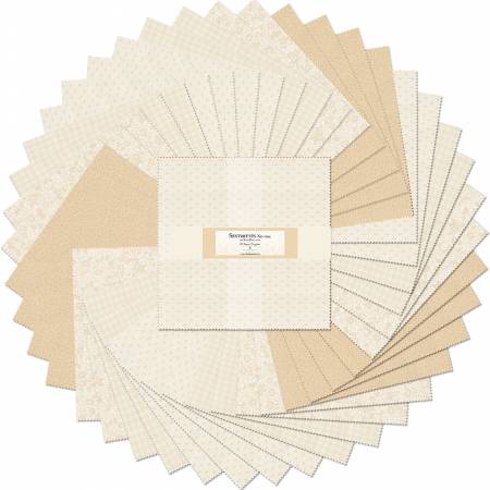 Layer Cake Wilmington Prints - 40 Karat Crystals - Sentiments Neutral