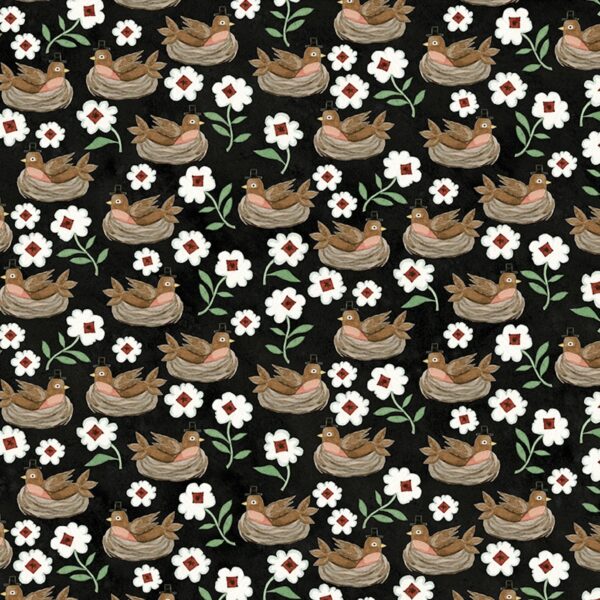 Tessuto Hop Hop Hooray Robin Nest Teresa Kogut