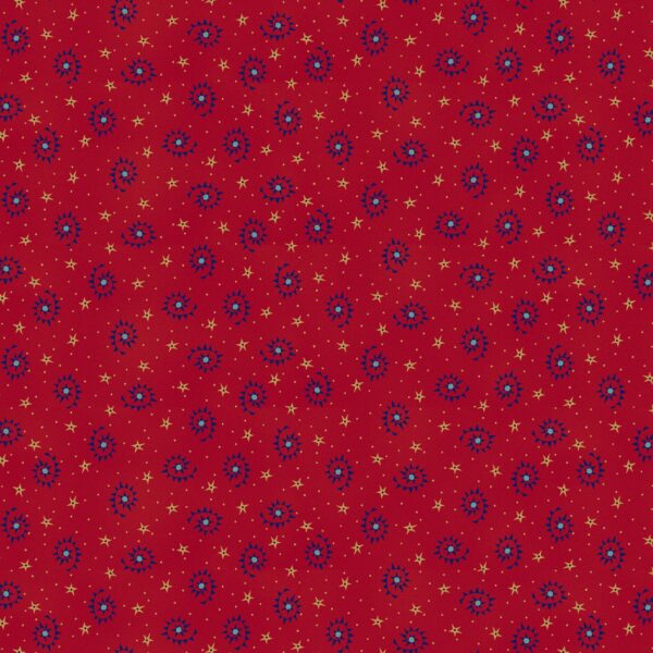 Tessuto Red Swirls Friday Harbor one Sister