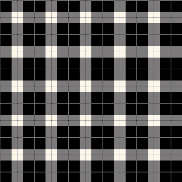 Tessuto in Flanella Primo Plaid Marcus Fabrics Quadro Grande Nero