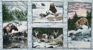 Pannello Snow Silence Wildlife