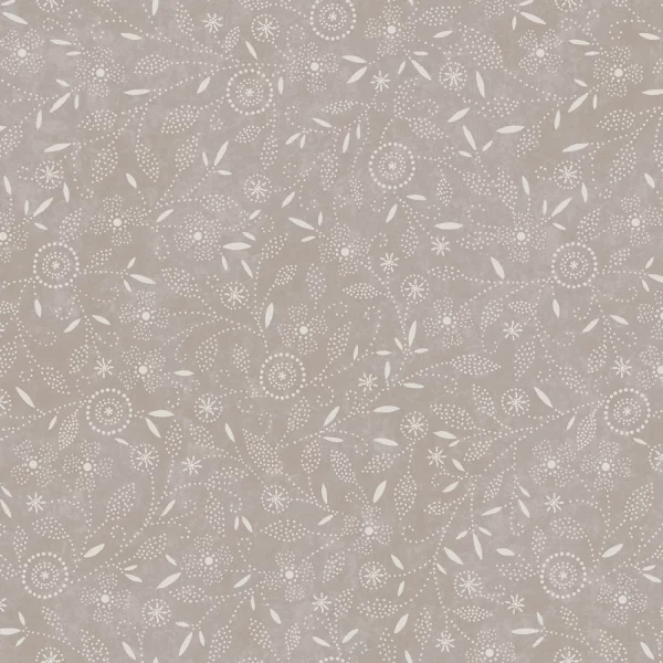 Tessuto Tan Packed Floral di Maywood Studio Patchwork Blue Collection