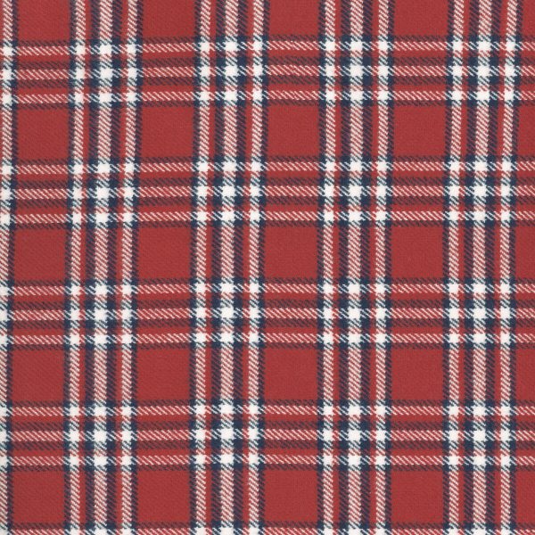Tessuto Red Primo Plaids Flannel Marcus