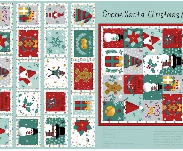 Calendario Avvento Gnome Santa Christmas