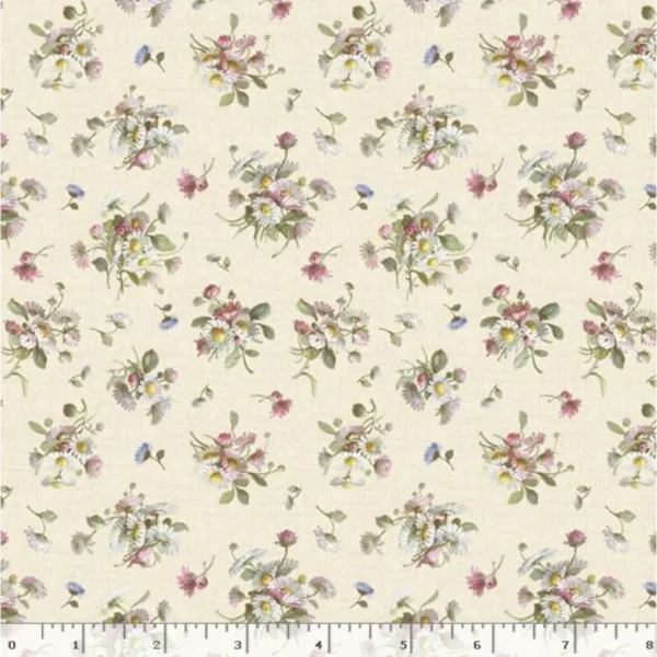 tessuto Cream Petite Floral