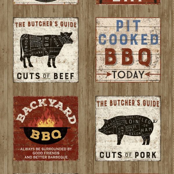 Brown Backyard BBQ blocchi