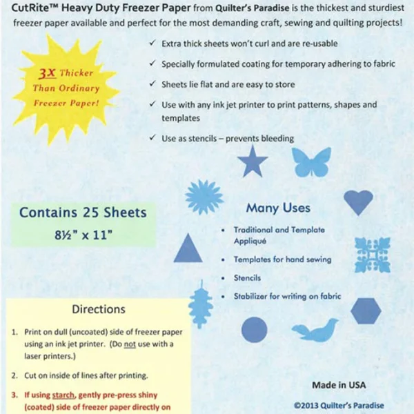 Freezer Paper pesante