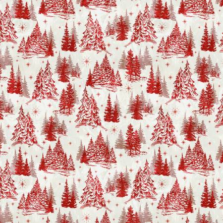 Jolly Christmas winter forest