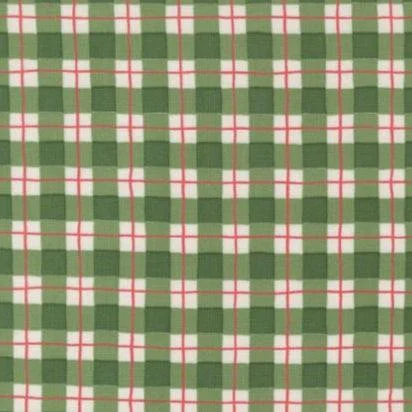 Tessuto a quadri stampati verde